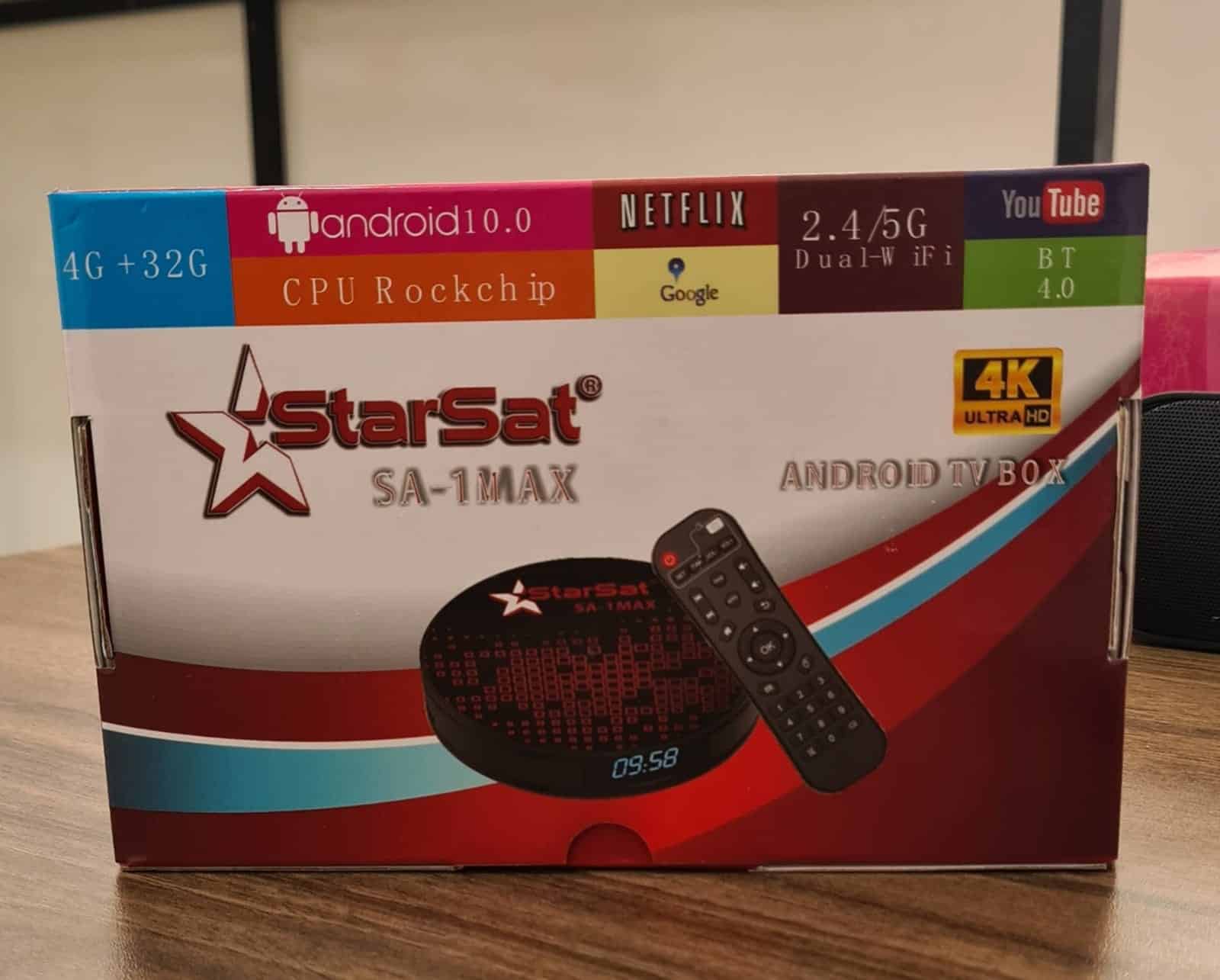Starsat Sa-1MAX ANDROID 32GB ROM  4GB RAM